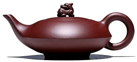 Tetera Japonesa de Hierro Tetera Hierro Fundido Tetera Tetera China Hecha a Mano Tetera Saludable de Arcilla Morada