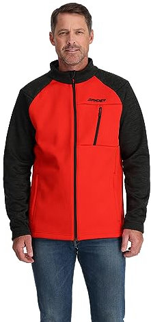 Spyder Herren Encore Fleecejacke - Full Zip, Vulkan, XXL