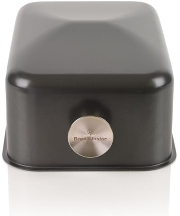 Brod & Taylor Baking Shell (Batard), Ultra-Light Alternative to Bread Cloche/Dutch Oven, No Preheating Needed, Sourdough Baking Shell for Crispy Crust and Even Baking, Easy to Clean, Aluminium, Grey