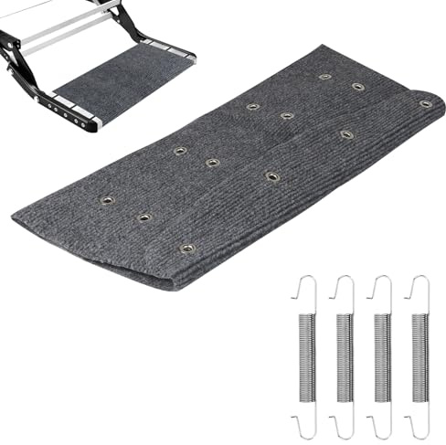 LALAGO 1 Pieza de Alfombrilla Antideslizante para Escalón de Autocaravana, Gadgets y Accesorios para Autocaravana (Gris)