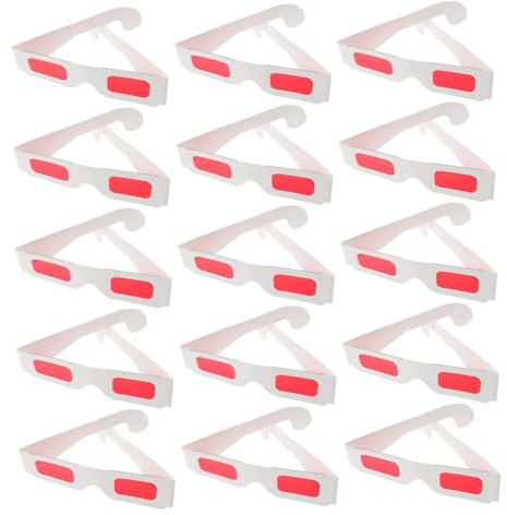 Abaodam 50pcs Glasses Boys and Girls Valentines Day Glasses Rainbow Party Festival Decorations
