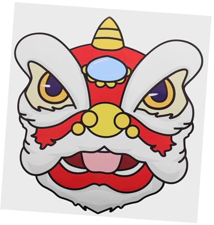 Mobestech Wasserdichte Chinesische Löwenkopf Autoaufkleber Aus Vinyl Vintage Zodiak Tier Sticker Für Motorräder Und Fahrzeuge Zur Kratzerabdeckung Und Dekoration