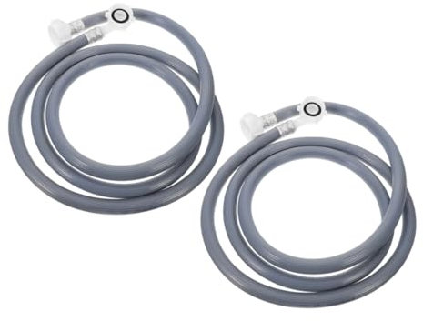 HOMSFOU 2pcs Automatic Washing Machine Inlet Hose Robust Water Inlet Pipe Leakproof Connectors