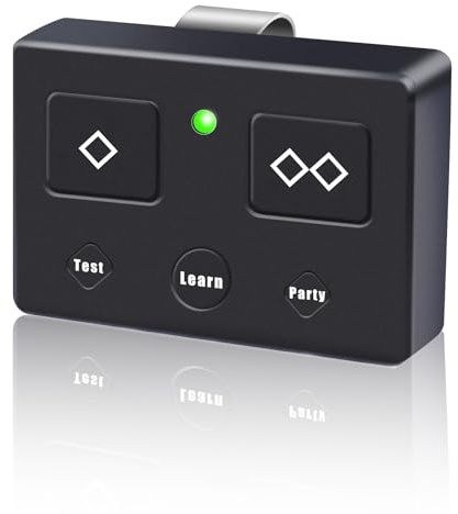 KMHGD AXP1 Gate Opener Remote,Replacement for Ghost 5-Button Gate Remote Gate Opener Remote,Compatible with Ghost Controls Automatic Gate Openers,Opener keypads,Gate Opener Remote,300 ft,1 Pack