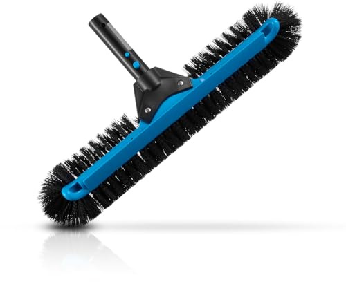 VEVOR Spazzola per Piscina, Testa 508 mm con Setole in Nylon e Connettore per Asta in Alluminio, Testa della Spazzola per la Pulizia di Piscine Interrate Fuori Terra, Senza Asta