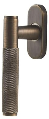 BUXIYEBM Window Handles, Window Handle, PVC Brass Knurled Lock Highest Casement Lever Modern Design and Door Accessories(A)