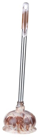 jojofuny Sturalavandini a Ventosa Closestool Manico, Strumento Multiuso per Scarichi Intasati, Pulizia di Bagni e Cucine, Accessorio Pratico per Uso Domestico, Ufficio e Hotel, Colore Beige