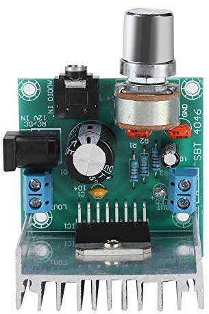 Cryfokt Scheda Amplificatore Stereo a Doppio Canale Amplificatore di Potenza Compatto Fai-da-te per Home Theater 15W+15W Doppio Altoparlante da 4-8ohm Compatibile con Dispositivi Mobili e Computer