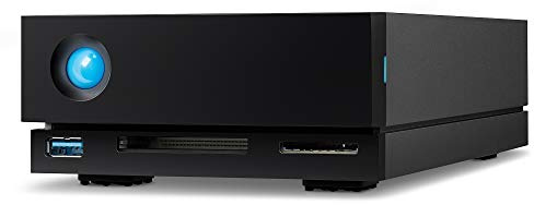 LaCie 1big Dock HDD 16TB externe Festplatte, Thunderbolt 3, USB, PC Mac iPad & iPhone, Data Rescue Service (STHS16000800)