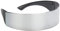 POFET Futuristic Narrow Cyclops Silver Color Mirrored Lens Visor Sunglasses Fancy Dress Costume