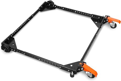 Mobile Base Kit Heavy Duty, Universal, Customizable, Adjustable Rolling Set, Dolly Roller Frame and Casters for Moving Equipment, Tools, Machines - 500 lb Capacity