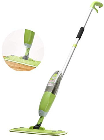 RONGJJ Mopp- Und Eimerset, 180-Grad-Flachmopp Spin Mop Und Eimerset Spray Mop Für Die Bodenreinigung, Für Die Bodenreinigung Von Hartholz