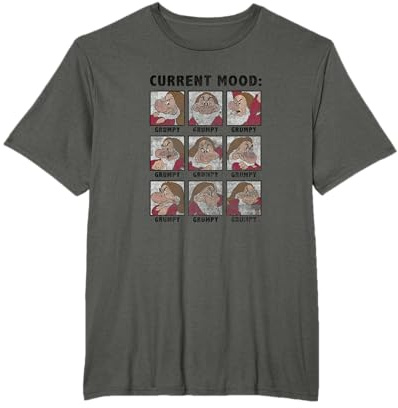 Disney Snow White Current Mood Always Grumpy Camiseta
