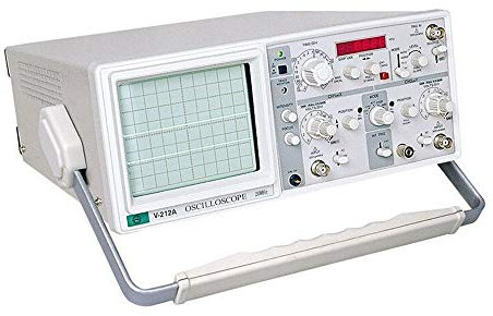 Z-LIANG Oscilloscopio analogico a Doppio Binario con frequenzimetro a Sei cifre V-212A (Size : 220V)