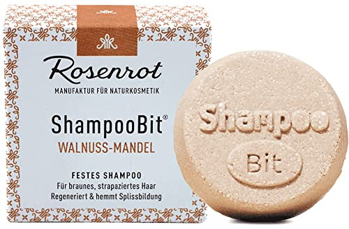 Rosenrot Festes ShampooBit®, Walnuss-Mandel, 60g