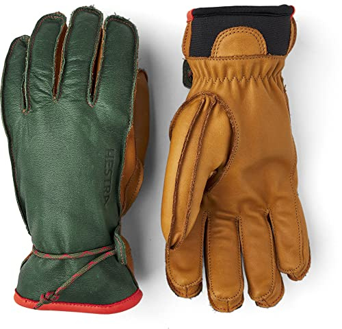 Hestra Alpine Pro Wakayama 5-Finger Handschuhe Fingerhandschuhe Lederhandschuhe Herren - mit Futter Winter Herbst-Winter