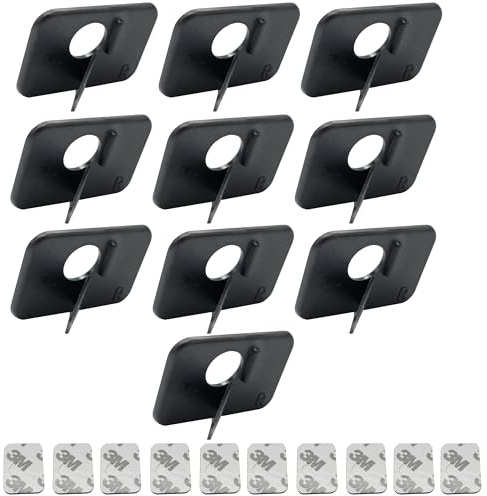 Abowllon Leopard Lot de 10 supports pour flèches et arcs de rechange pour droitier ou gauche avec bandes adhésives (droite)