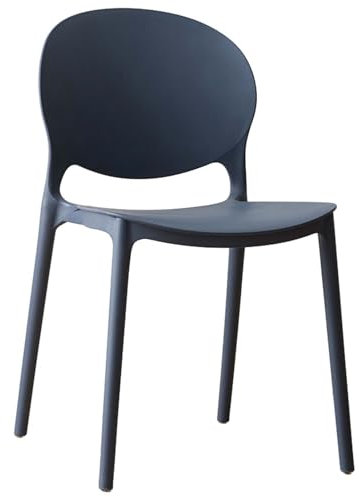 YSUEFIJO Esszimmerstuhle Kunststoff, Wohnzimmerstuhl Bequem, Polsterstuhl Esszimmer, Pflegeleichte Esszimmerstühle, Bis 150 Kg Belastbar, Ergonomische Form, Bequeme Stühle für Wartezimmer
