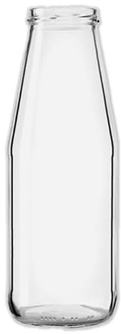 FERRAMENTA BONIFAZIO Set 40 Bottiglie in Vetro per Salsa Con Tappo Ermetico Capienza 720 ml Perfetto per Conserve Olio Passata Lunga Conservazione (Set 40 bottiglie trasparenti)