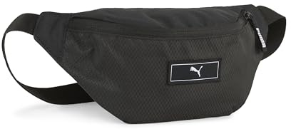 PUMA Uni Kinder Deck Waist Bag Black Hüfttasche, Schwarz