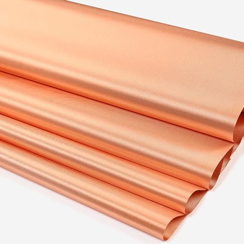 RF-Abschirmgewebe RFID-Strahlungsabschirmung RF-Signalblockierendes Material Signal Block - Leitendes Gewebe Absorbiert EMF EMI für Tasche/Geräteabdeckung Strahlung Computer,gold-7m
