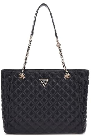 GUESS Borsa donna a spalla Giully large Tote ecopelle black B25GU25 QG874824