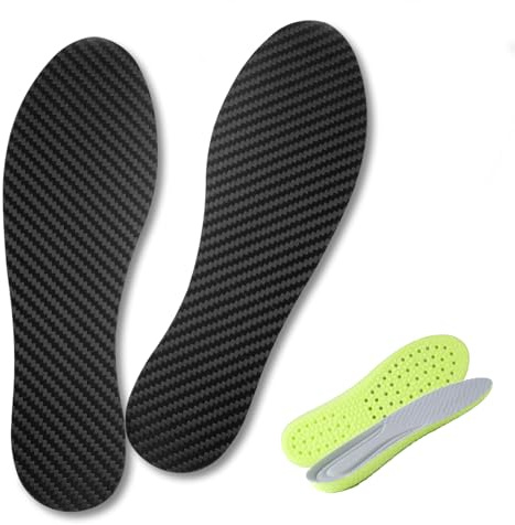 1 par de plantillas de carbono, inserto rígido para zapatos para hombre y mujer, placa de pie para Hallux Rigidus, puntera de césped, puntera de Morton, 275 mm