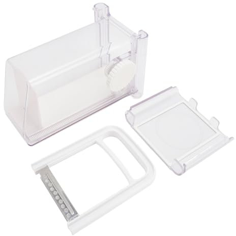 Cheese Container for Fridge, Multifunctional Cheese Cutter Cheese Chopper Grater Cutting Tool Butter Slicer Storage Box Kitchen Utility Tools for Block Cheese, Butter, Sausages