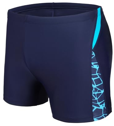 AMZSPORT Costume Uomo Mare Pantaloncini Bagno Calzoncini Piscina con Coulisse