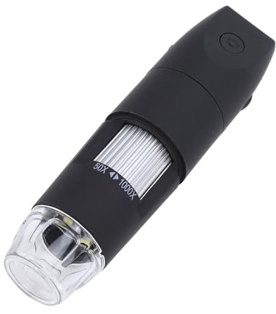 Digitales Mikroskop, 1080P-Taschen-Hand-USB-Mikroskope, 50x-1000x Zoom-HD-Lupe mit Festem Fokus, Inspektionskamera mit Manuellem Fokus für die Inspektion von Hautkreisläufen