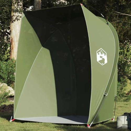 Tienda de Pesca Impermeable, Material Poliéster 185T con Revestimiento PU, Diseño Abierto y Ligero, Protección UV y Antiviento, Tenda Campismo,Color Verde Oliva, 150x100x150 cm