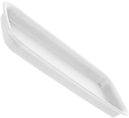 SUPVOX Soucoupe Rectangulaire pour Pot de Fleurs – Plateau pour Plantes D'intérieur et Extérieur, Plastique Robuste Beige Crème 58 Cm, Bac de Récupération d'eau, Support Stable,