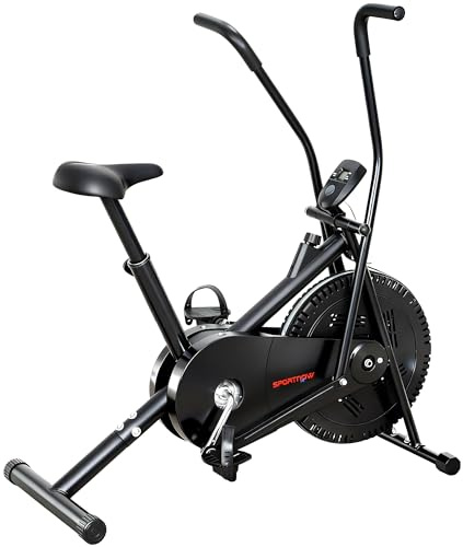 SPORTNOW Exercise Bike for Home Use Quiet Stationary Bike Adjustable Seat