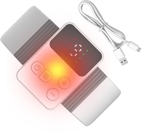 Massaggiatore Portatile per il Collo 3 Livelli di Calore Regolabili | Massaggiatore per Collo con Funzione di Riscaldamento Per Uomini, Donne, Adolescenti, , Famiglia, e Papà
