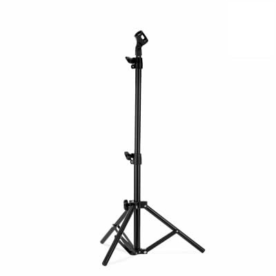 Soporte de Suelo para Micrófono con Brazo Jirafa Ajustable y Clip Universal, Altura Extensible 80-160cm, Trípode Plegable Profesional MC7ER123113
