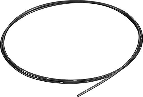 Festo Kunststoffschlauch, Schwarz, 2mm Außen-Durchmesser, 1,2mm Innen-Diameter, 0,4mm Wandstärke, 6 bar Max. Druck, 1 Stück