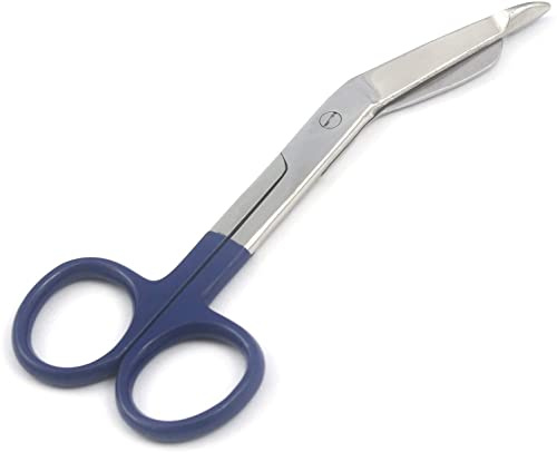 5 1/2 LISTERMATE Bandage Scissors, Teal Handle by G.S ONLINE STORE