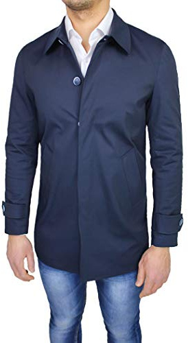Trench soprabito uomo sartoriale primavera estate giacca giubbotto elegante