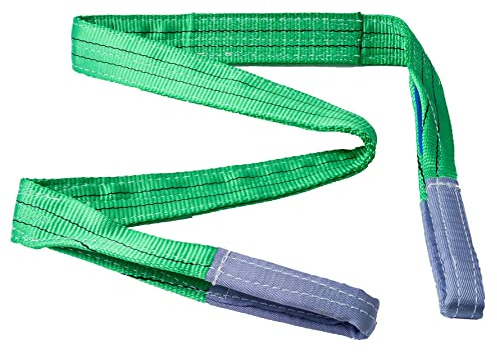 IPEA Rundschlinge 3000 KG Tragkraft - 60 mm x 2 Meter - Abriebfestes und Schnittfestes Polyester-Seil zum Heben Schwerer Gegenstände – Gemäß CEN Norm – Zurrgurt für Lasten und Gewichte