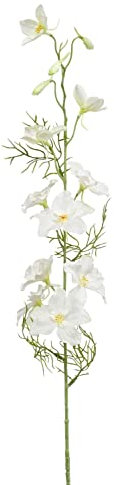 artplants.de Kunst Delphinium NARUMI, Creme, 90cm - Küntsliches Rittersporn