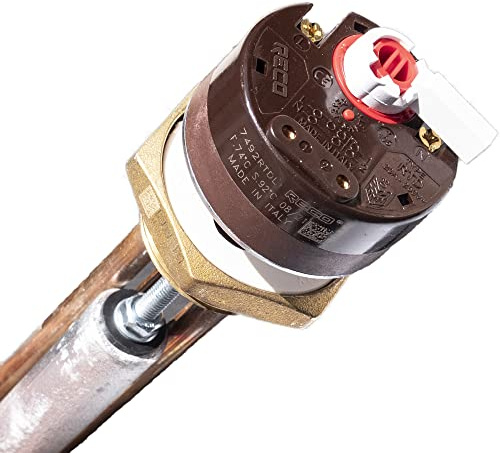 Elemento calefactor con termostato y zinc Shutzt ánodo 1 1/4 5/4 3 kW nuevo termostato de seguridad solar para calentador de agua caliente
