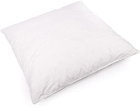 H&F Heimtextilien Premium Qualität | Kopfkissen 80x80 cm | Füllung: 1000 Gramm | 100% Natur Kissen | Bezug: 100% Baumwolle | Daunenkissen 80 x 80 cm | Oeko-TEX Zertifiziert