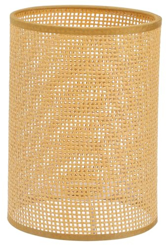 Rattan Lampenschirm Gewebt für Tischlampe und Stehlampe | Metall, Rustikale Form, 4, 2cm Öffnung, Wohnzimmer und Restaurant Geeignet