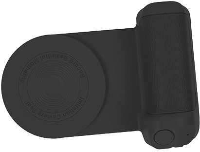 Mango Magnético para Cámara para Teléfono, Soporte Giratorio para Teléfono con Mango para Fotos, Soporte para Teléfono con Control Remoto para Toma de Fotos (Negro)