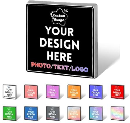 Benutzerdefinierte Pins mit Ihrem Namen, Fototext, Logo, Entwerfen Sie Ihre eigenen Button-Buttons, personalisieren Sie Pin-Abzeichen, Foto-Buttons, Kleidung, Dekoration, DIY-Geschenk