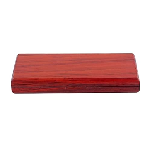 XIUsheUA Oboe Schilfkasten 10/12 Stücke Oboe Rohrblatt Halter Rot Holz Oboe Rohrblatt Box(10 Pieces)