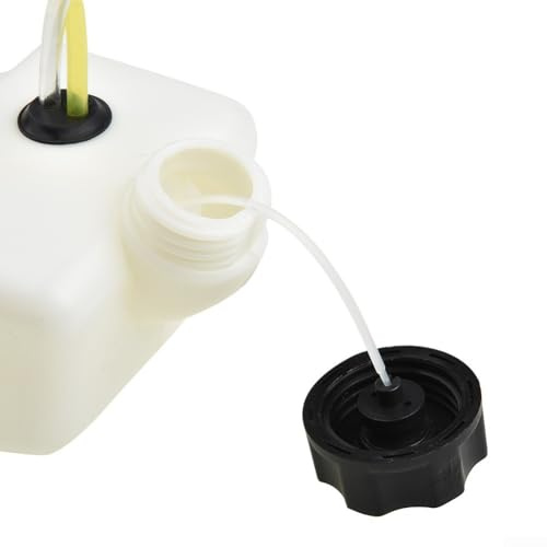 Depósito de gasolina para desbrozadora multiherramienta, cortasetos, motosierra compatible con scooters de gasolina, multiherramientas de jardín