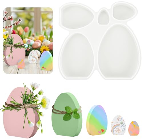 Stampi in silicone per Pasqua, stampi in silicone per Pasqua, uova di Pasqua, stampo in silicone per candela, stampo in silicone per uova, uova di Pasqua, stampi per candele, stampi in silicone per