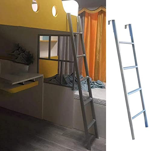 SZITW Échelle de lit superposé Échelle de lit superposé au Sol – 4 marches/5 marches, échelle de montée pour loft, Maison, dortoir, Camping-Car, remorque, Camping-Car, échelle latérale de lit Univ