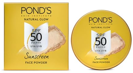 POND'S Face Powder Sunscreen, SPF 50, PA+++, 20g, Water-Resistant, Non-Oily, Non-Sticky